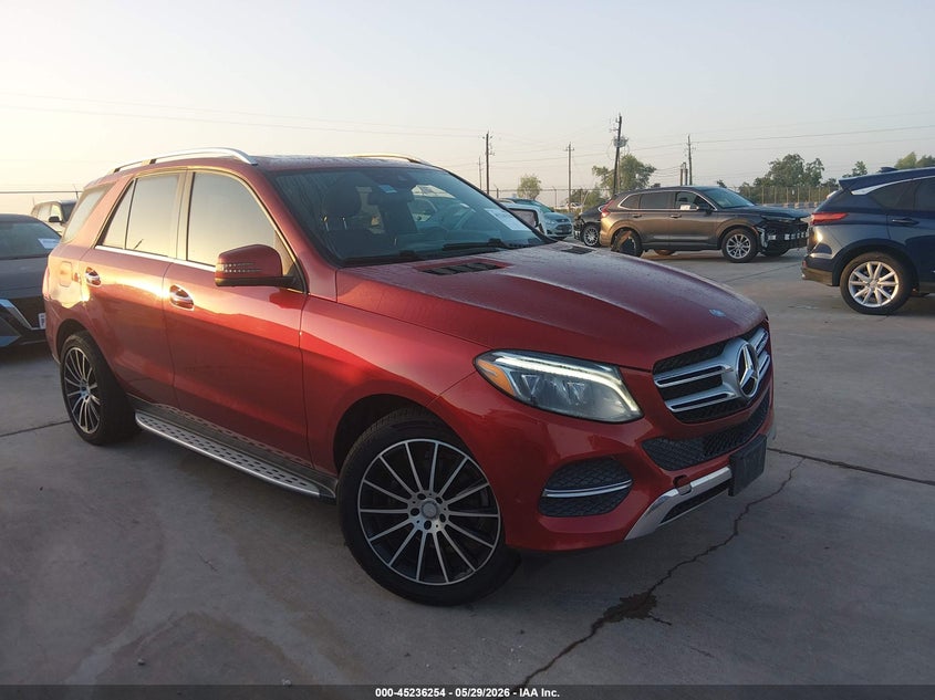 2016 Mercedes-benz Gle VIN 4JGDA5JB0GA677481 IAAI salvage auction — HAIL, Original (Texas), sold $4,000 on 2026-07-17 (photo 1)