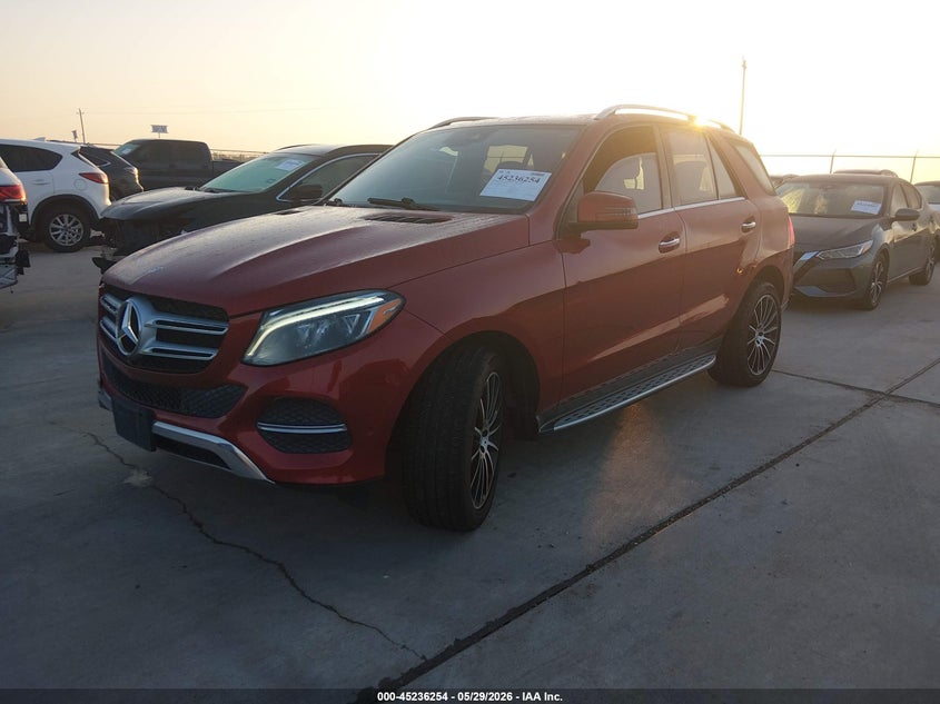 2016 Mercedes-benz Gle VIN 4JGDA5JB0GA677481 IAAI salvage auction — HAIL, Original (Texas), sold $4,000 on 2026-07-17 (photo 2)
