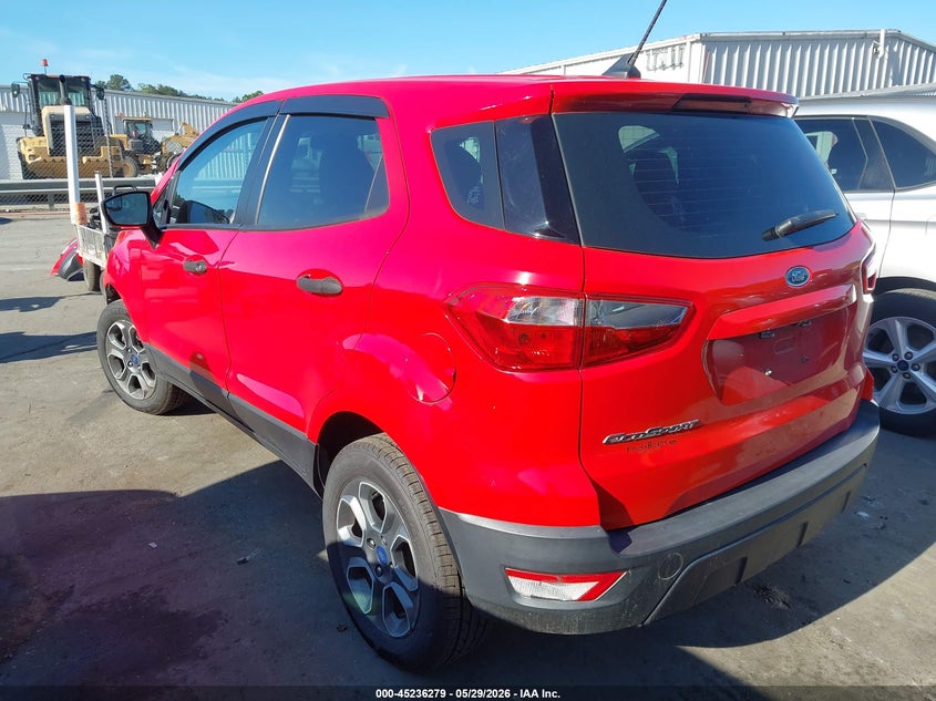 2021 Ford Ecosport VIN MAJ3S2FE1MC453432 IAAI salvage auction — FRONT END, Salvage Title, sold $1,950 on 2026-07-09 (photo 3)