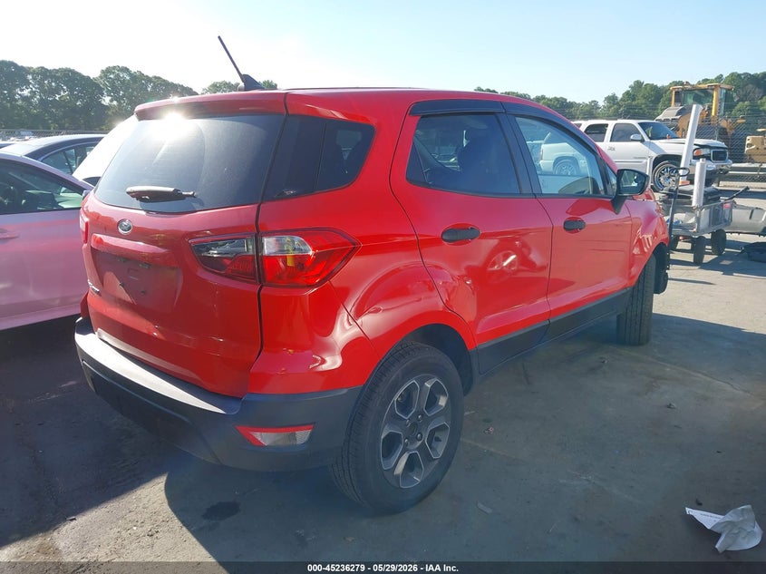 2021 Ford Ecosport VIN MAJ3S2FE1MC453432 IAAI salvage auction — FRONT END, Salvage Title, sold $1,950 on 2026-07-09 (photo 4)