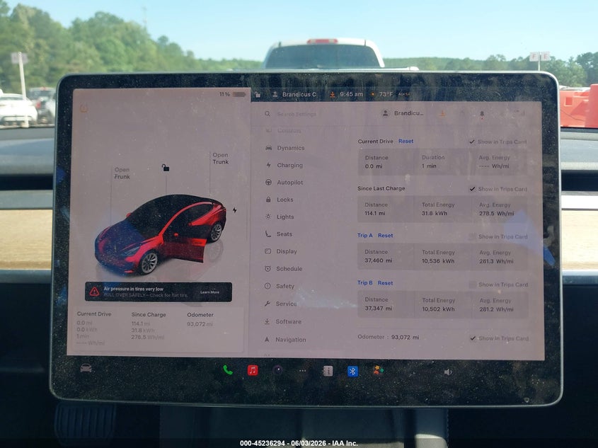 2022 Tesla Model 3 VIN 5YJ3E1EB8NF189813 IAAI salvage auction — RIGHT SIDE, Salvage Title, sold $8,550 on 2026-07-16 (photo 7)