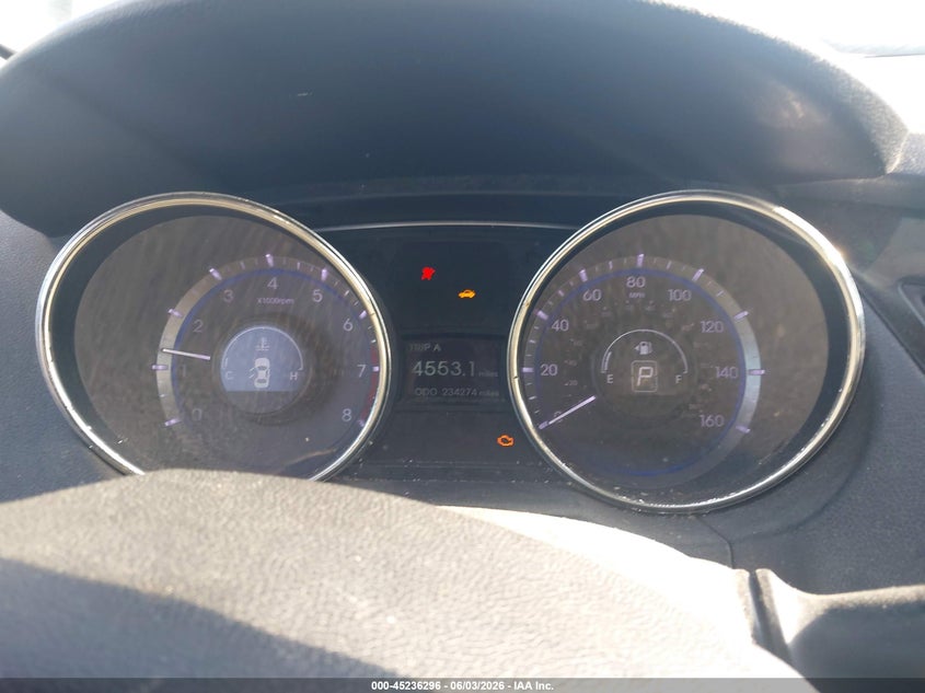 2012 Hyundai Sonata VIN 5NPEC4AC6CH341231 IAAI salvage auction — FRONT END, Salvage Title, sold $425 on 2026-07-20 (photo 7)