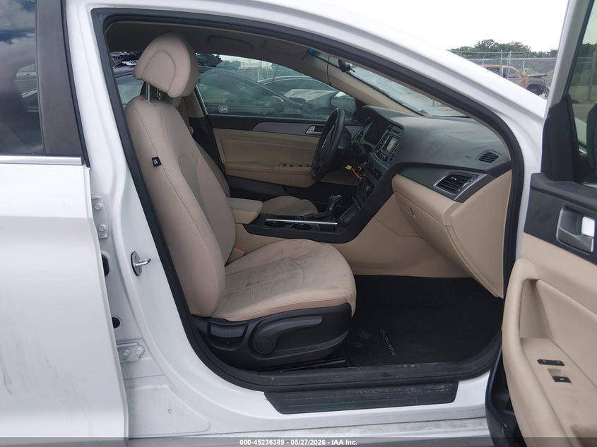 2015 Hyundai Sonata VIN 5NPE24AF2FH202604 IAAI salvage auction — LEFT SIDE, Salvage Title, sold $700 on 2026-07-28 (photo 5)