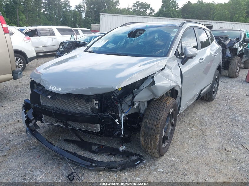2026 Kia Sportage VIN 5XYK3CDF9TG375481 IAAI salvage auction — FRONT END, Salvage Title, sold $7,925 on 2026-07-28 (photo 2)