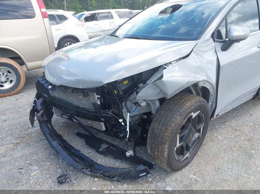 2026 Kia Sportage VIN 5XYK3CDF9TG375481 IAAI salvage auction — FRONT END, Salvage Title, sold $7,925 on 2026-07-28 (photo 6)