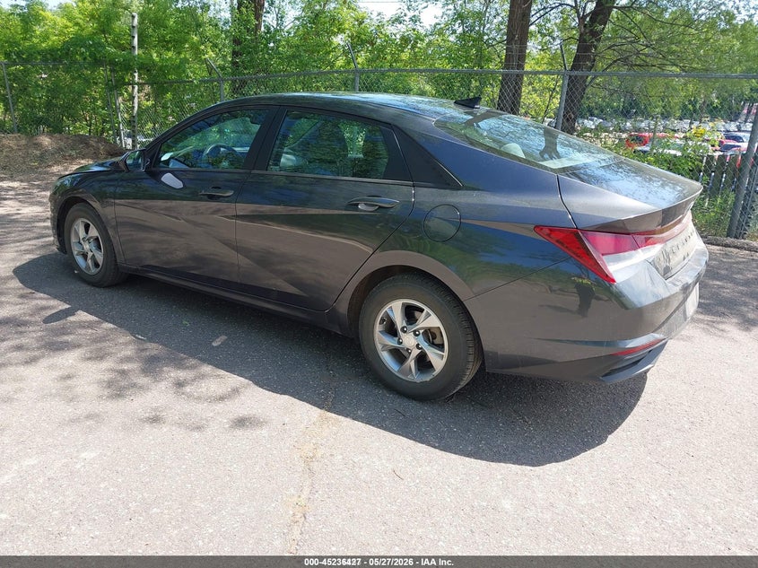 2021 Hyundai Elantra VIN 5NPLL4AG4MH042395 IAAI salvage auction — HAIL, Sf97 (Minnesota), sold $2,050 on 2026-07-14 (photo 3)