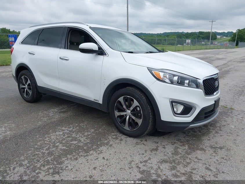 2016 Kia Sorento VIN 5XYPHDA19GG024842 IAAI salvage auction — LEFT FRONT, Salvage Title, sold $1,850 on 2026-07-09 (photo 1)