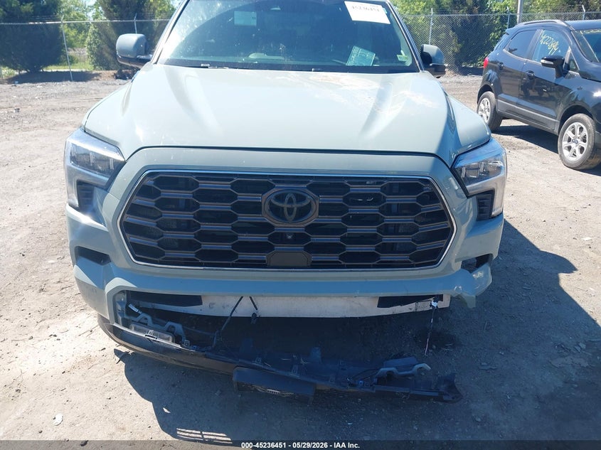 2025 Toyota Sequoia VIN 7SVAAABA9SX051932 IAAI salvage auction — FRONT END, Salvage Title, sold $33,800 on 2026-07-06 (photo 6)