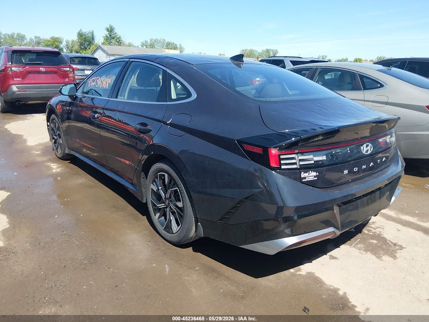 2024 Hyundai Sonata VIN KMHL64JA2RA412577 IAAI salvage auction — HAIL, Salvage Title, sold $8,400 on 2026-07-07 (photo 3)