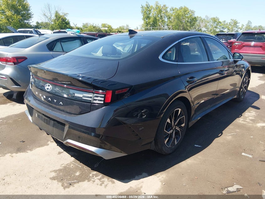 2024 Hyundai Sonata VIN KMHL64JA2RA412577 IAAI salvage auction — HAIL, Salvage Title, sold $8,400 on 2026-07-07 (photo 4)