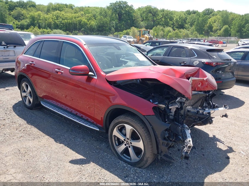 2019 Mercedes-benz Glc VIN WDC0G4KB8KV161407 IAAI salvage auction — FRONT END, Salvage (Illinois), sold $2,525 on 2026-08-12 (photo 1)