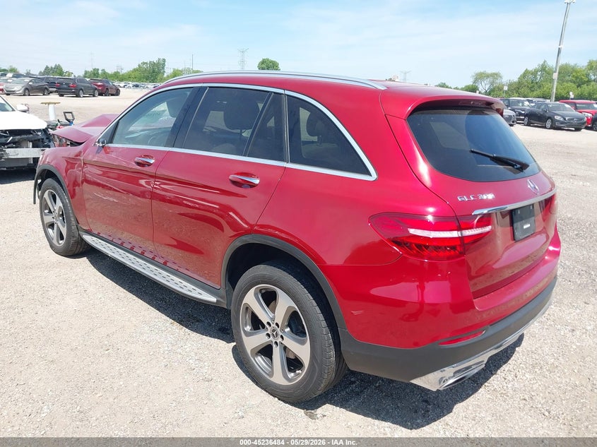 2019 Mercedes-benz Glc VIN WDC0G4KB8KV161407 IAAI salvage auction — FRONT END, Salvage (Illinois), sold $2,525 on 2026-08-12 (photo 3)
