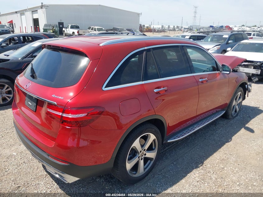 2019 Mercedes-benz Glc VIN WDC0G4KB8KV161407 IAAI salvage auction — FRONT END, Salvage (Illinois), sold $2,525 on 2026-08-12 (photo 4)