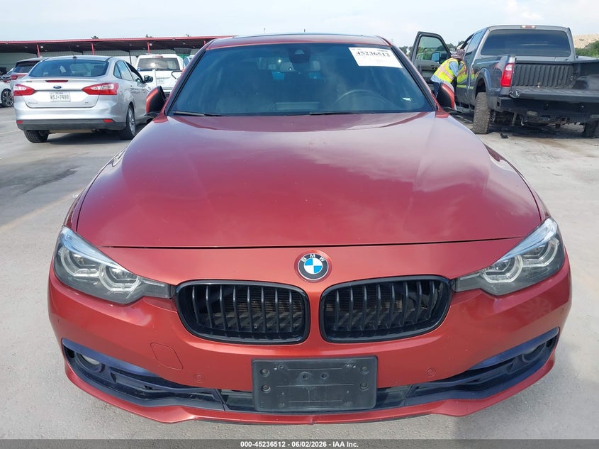 2018 BMW 3er VIN WBA8B9G54JNU58130 IAAI salvage auction — NORMAL WEAR, Salvage Title, sold $4,550 on 2026-07-09 (photo 6)