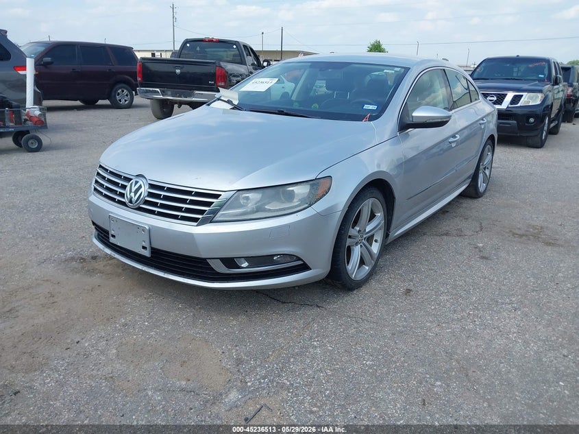 2013 Volkswagen Cc VIN WVWBP7AN2DE500189 IAAI salvage auction — FRONT END, Original (Texas), sold $250 on 2026-07-08 (photo 2)