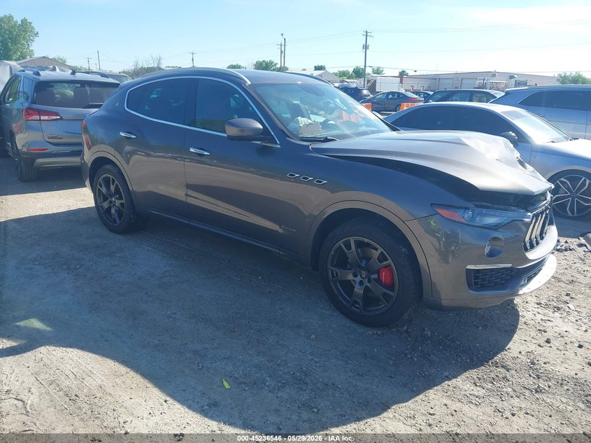 2019 Maserati Levante VIN ZN661XUL3KX310463 IAAI salvage auction — FRONT END, Junk Bill Of Sale Mv2459 (Wisconsin), sold $5,125 on 2026-07-30 (photo 1)