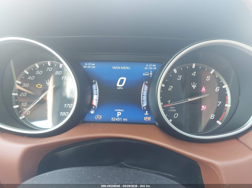2019 Maserati Levante VIN ZN661XUL3KX310463 IAAI salvage auction — FRONT END, Junk Bill Of Sale Mv2459 (Wisconsin), sold $5,125 on 2026-07-30 (photo 7)