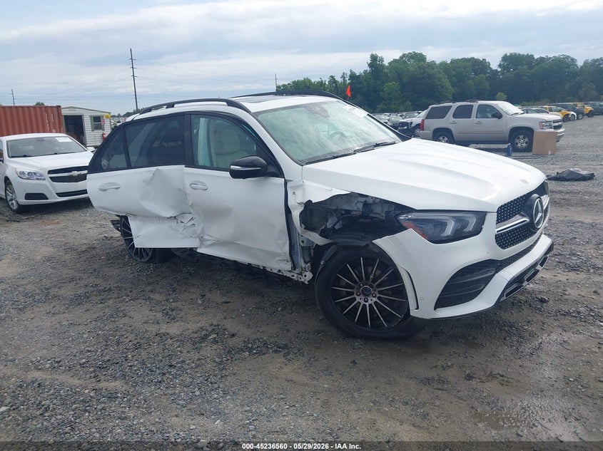 2022 Mercedes-benz Gle VIN 4JGFB4JB8NA611743 IAAI salvage auction — FRONT & REAR, Salvage Title, sold $9,600 on 2026-07-09 (photo 1)