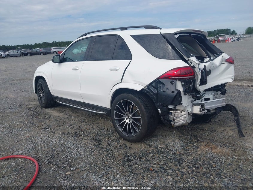 2022 Mercedes-benz Gle VIN 4JGFB4JB8NA611743 IAAI salvage auction — FRONT & REAR, Salvage Title, sold $9,600 on 2026-07-09 (photo 3)