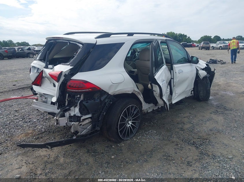 2022 Mercedes-benz Gle VIN 4JGFB4JB8NA611743 IAAI salvage auction — FRONT & REAR, Salvage Title, sold $9,600 on 2026-07-09 (photo 4)