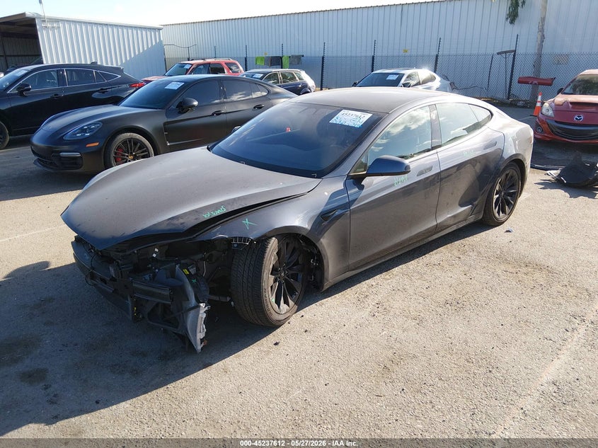 2020 Tesla Model s VIN 5YJSA1E20LF381926 IAAI salvage auction — FRONT END, Salvage Title, sold $9,150 on 2026-07-06 (photo 2)