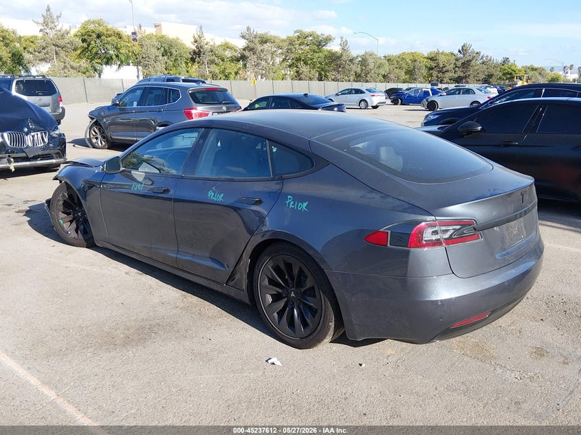 2020 Tesla Model s VIN 5YJSA1E20LF381926 IAAI salvage auction — FRONT END, Salvage Title, sold $9,150 on 2026-07-06 (photo 3)