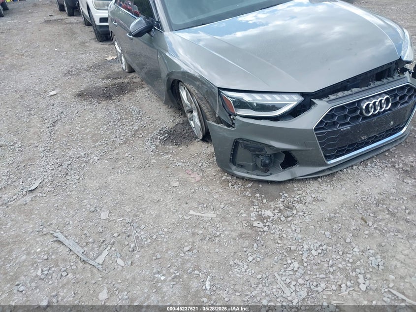 2023 Audi A4 VIN WAUEAAF43PN009451 IAAI salvage auction — RIGHT SIDE, Salvage Title, sold $7,650 on 2026-09-01 (photo 6)