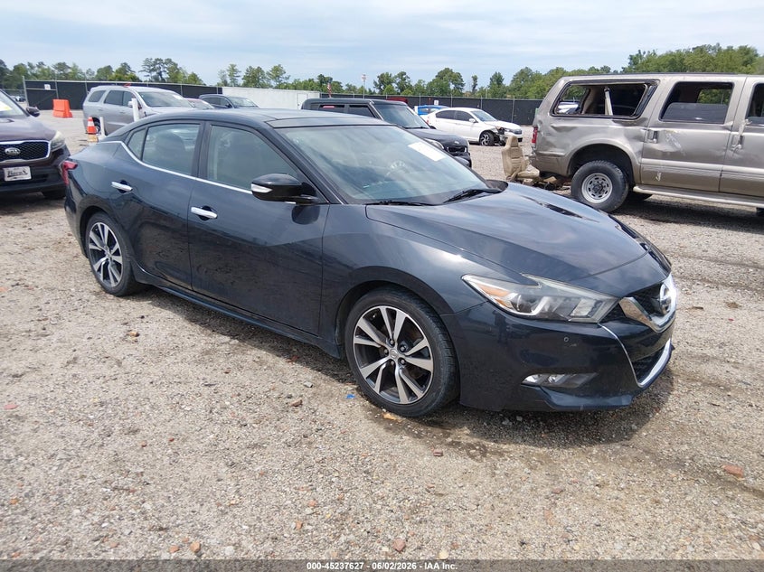 2017 Nissan Maxima VIN 1N4AA6APXHC396714 IAAI salvage auction — ROOF, Salvage (South Carolina), sold $2,200 on 2026-07-18 (photo 1)