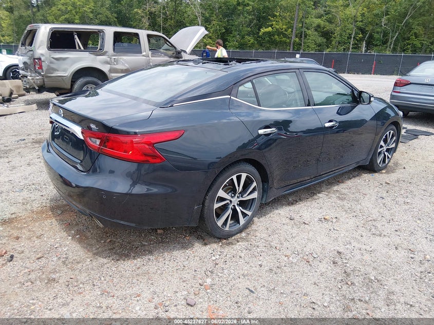2017 Nissan Maxima VIN 1N4AA6APXHC396714 IAAI salvage auction — ROOF, Salvage (South Carolina), sold $2,200 on 2026-07-18 (photo 4)