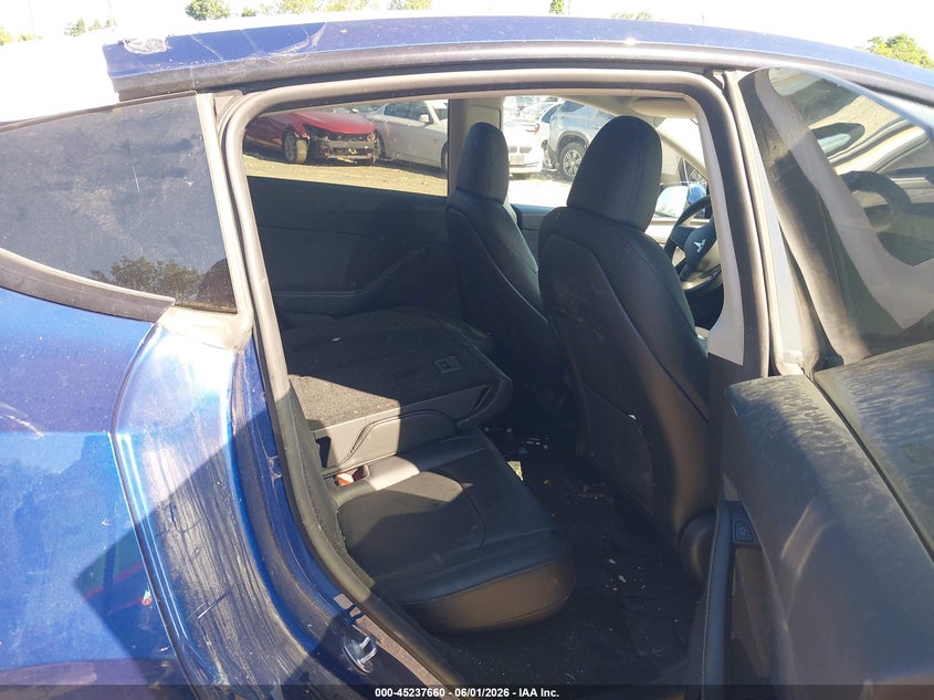 2023 Tesla Model y VIN 7SAYGDEE2PA170009 IAAI salvage auction — FRONT & REAR, Salvage (Pennsylvania), sold $8,100 on 2026-08-01 (photo 8)