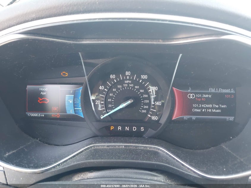 2014 Ford Fusion VIN 1FA6P0H75E5356712 IAAI salvage auction — LEFT FRONT, Salvage Title, sold $550 on 2026-07-05 (photo 7)