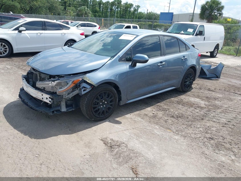 2020 Toyota Corolla VIN 5YFEPRAE8LP092663 IAAI salvage auction — FRONT & REAR, Salvage (Texas), sold $3,000 on 2026-08-02 (photo 2)