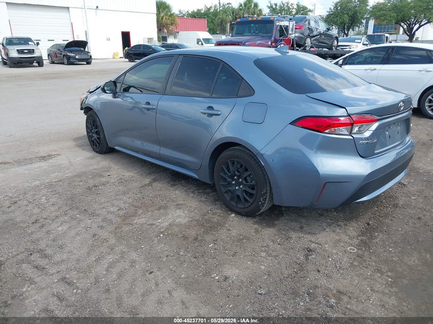2020 Toyota Corolla VIN 5YFEPRAE8LP092663 IAAI salvage auction — FRONT & REAR, Salvage (Texas), sold $3,000 on 2026-08-02 (photo 3)