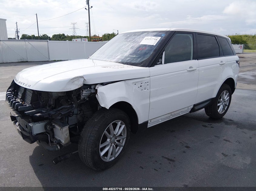 2018 Land rover Range rover sport VIN SALWG2RK1JA407335 IAAI salvage auction — FRONT END, Rebuildable (Florida), sold $10,500 on 2026-07-20 (photo 2)