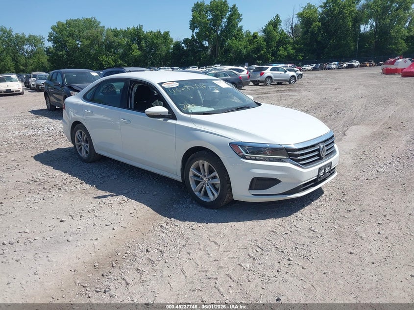 2021 Volkswagen Passat VIN 1VWAA7A34MC006629 IAAI salvage auction — HAIL, Salvage (Iowa), sold $5,175 on 2026-09-22 (photo 1)