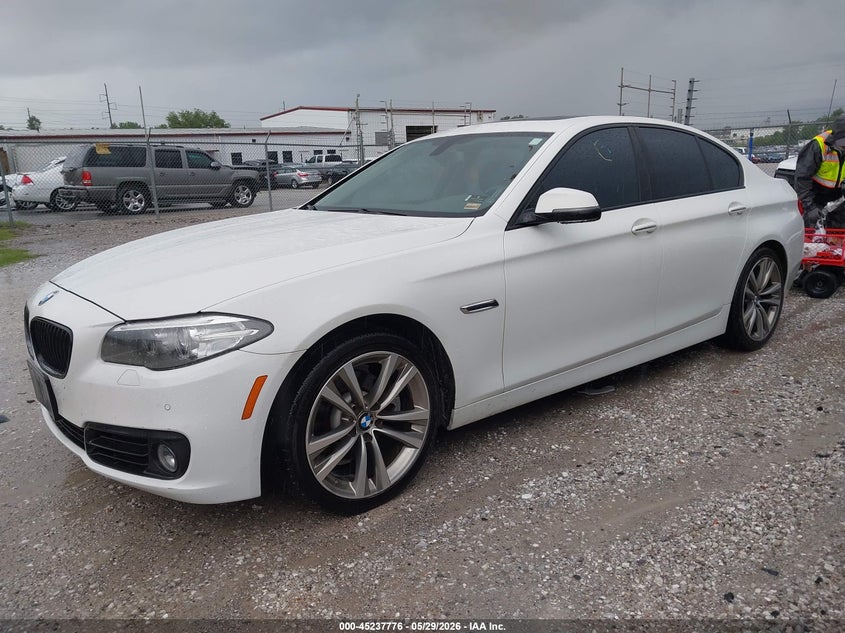 2016 BMW 5er VIN WBA5A5C52GD528209 IAAI salvage auction — HAIL, Clear (Missouri), sold $3,600 on 2026-07-13 (photo 2)