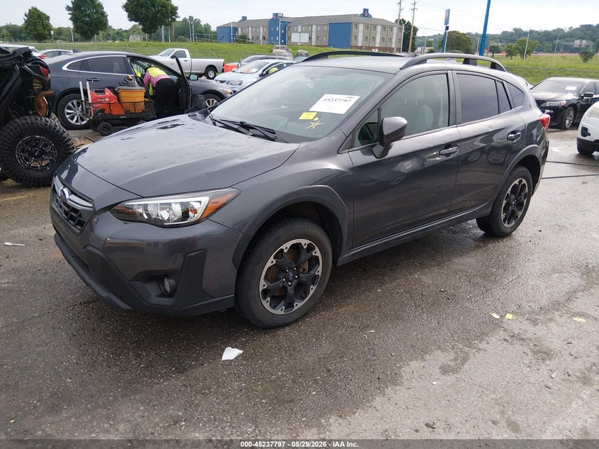 2021 Subaru Xv VIN JF2GTAPC6M8250251 IAAI salvage auction — HAIL, Salvage Title, sold $3,700 on 2026-07-21 (photo 2)