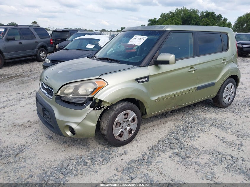 2012 Kia Soul VIN KNDJT2A59C7423057 IAAI salvage auction — LEFT FRONT, Repossession Paperwork (Georgia), sold $350 on 2026-07-06 (photo 2)