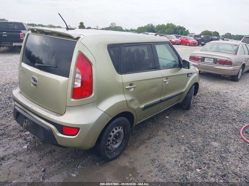 2012 Kia Soul VIN KNDJT2A59C7423057 IAAI salvage auction — LEFT FRONT, Repossession Paperwork (Georgia), sold $350 on 2026-07-06 (photo 4)