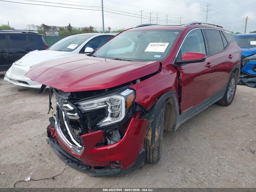 2024 Gmc Terrain VIN 3GKALVEG3RL260573 IAAI salvage auction — FRONT & REAR, Salvage Title, sold $3,200 on 2026-07-27 (photo 2)