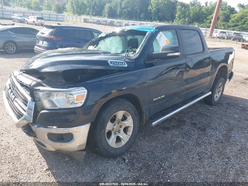 2021 Ram 1500 VIN 1C6RREFT3MN768549 IAAI salvage auction — BIO HAZARD, Salvage Title, sold $1,450 on 2026-07-27 (photo 2)