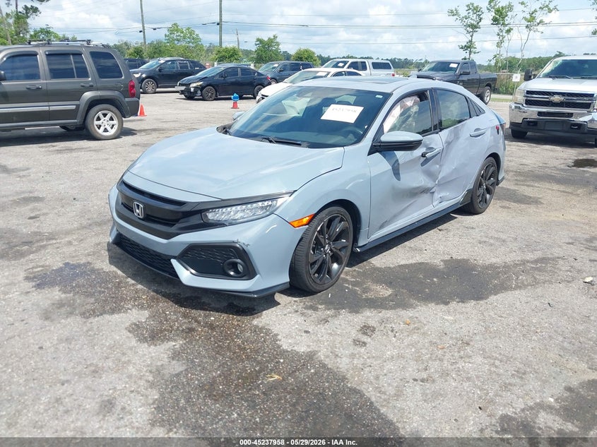 2019 Honda Civic VIN SHHFK7H91KU217513 IAAI salvage auction — LEFT SIDE, Salvage Title, sold $8,700 on 2026-07-14 (photo 2)