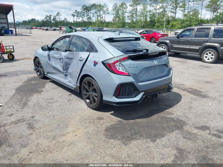 2019 Honda Civic VIN SHHFK7H91KU217513 IAAI salvage auction — LEFT SIDE, Salvage Title, sold $8,700 on 2026-07-14 (photo 3)