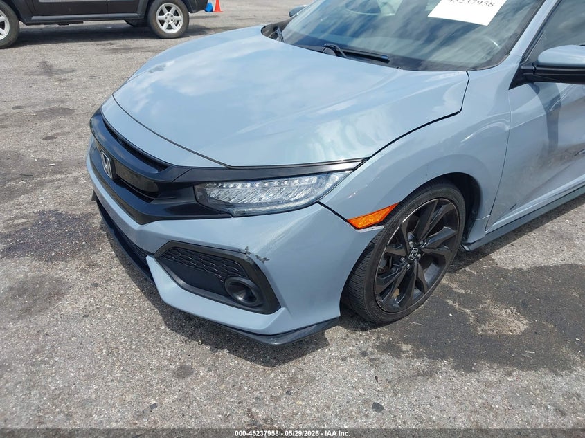 2019 Honda Civic VIN SHHFK7H91KU217513 IAAI salvage auction — LEFT SIDE, Salvage Title, sold $8,700 on 2026-07-14 (photo 6)