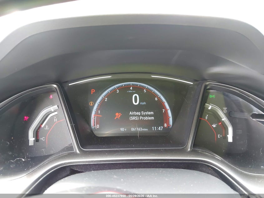 2019 Honda Civic VIN SHHFK7H91KU217513 IAAI salvage auction — LEFT SIDE, Salvage Title, sold $8,700 on 2026-07-14 (photo 7)