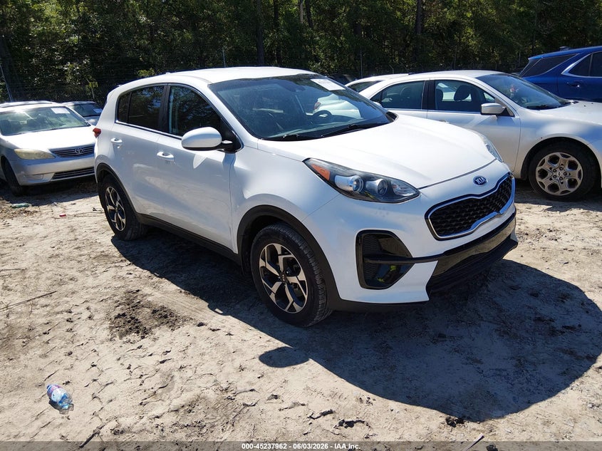 2021 Kia Sportage VIN KNDPM3AC3M7890410 IAAI salvage auction — FRONT & REAR, Clear (South Carolina), sold $4,050 on 2026-07-28 (photo 1)