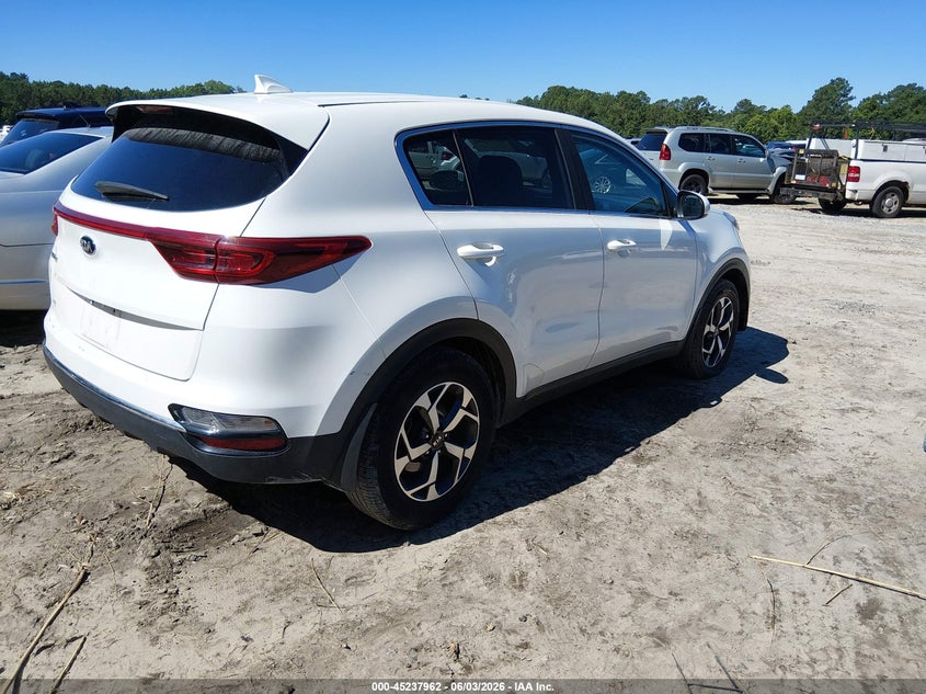 2021 Kia Sportage VIN KNDPM3AC3M7890410 IAAI salvage auction — FRONT & REAR, Clear (South Carolina), sold $4,050 on 2026-07-28 (photo 4)
