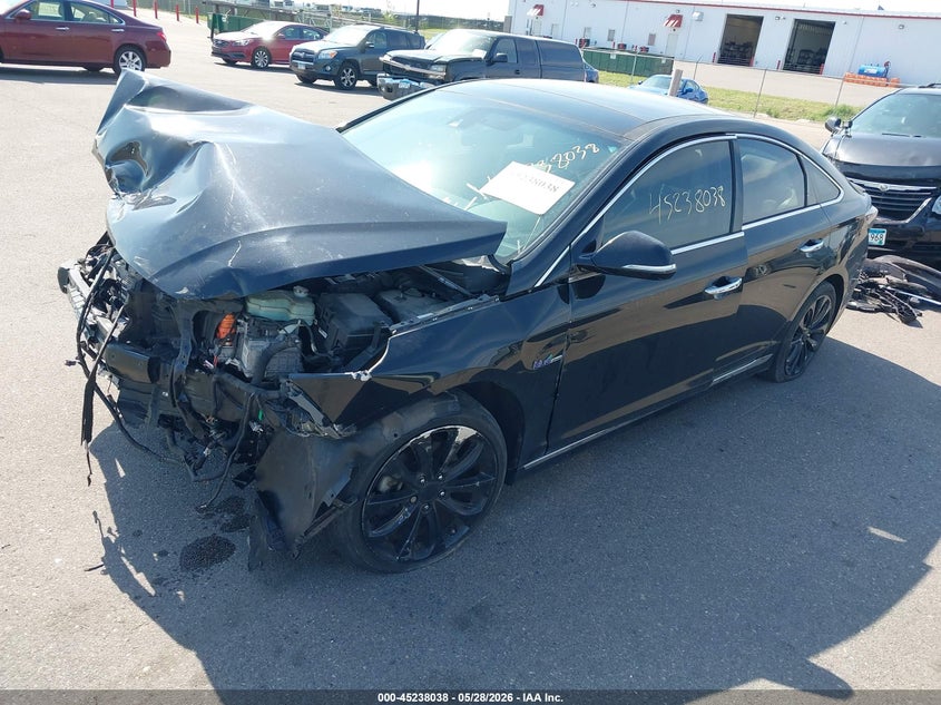 2016 Hyundai Sonata VIN KMHE34L10GA017177 IAAI salvage auction — FRONT END, Salvage (Minnesota), sold $275 on 2026-07-27 (photo 2)