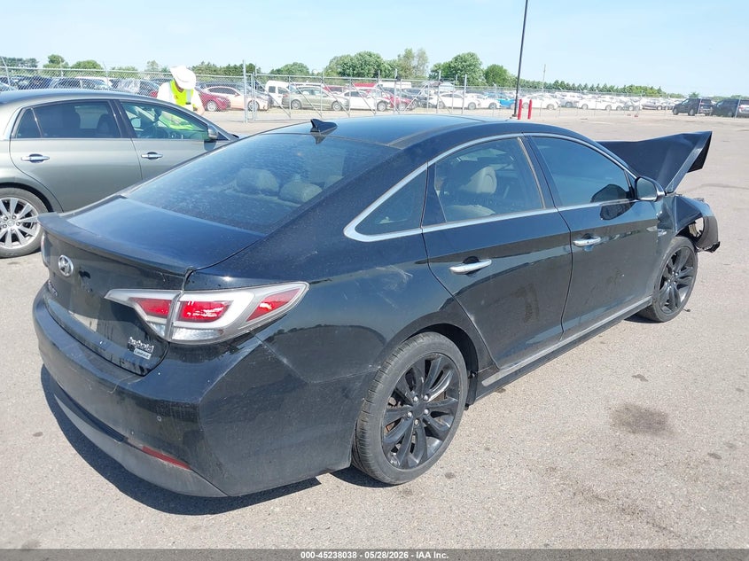 2016 Hyundai Sonata VIN KMHE34L10GA017177 IAAI salvage auction — FRONT END, Salvage (Minnesota), sold $275 on 2026-07-27 (photo 4)
