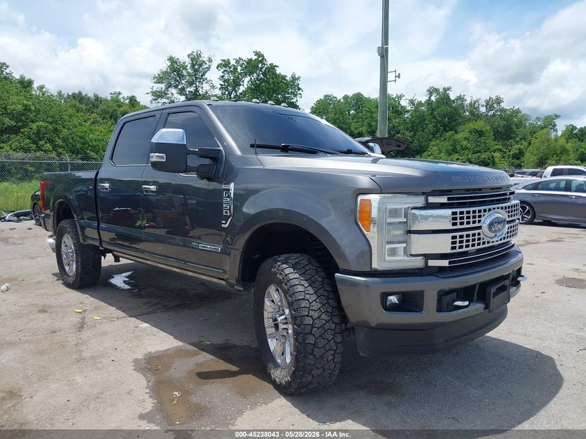 2018 Ford F250 VIN 1FT7W2BT0JEB94467 IAAI salvage auction — WATER/FLOOD, Salvage Title, sold $12,500 on 2026-07-28 (photo 1)